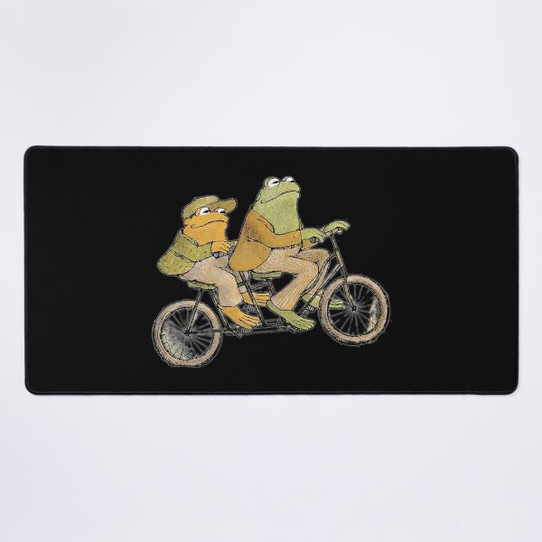 Item preview, Frog And Toad Riding Tandem Bicycle Friendship Art designed and sold by emangimut.