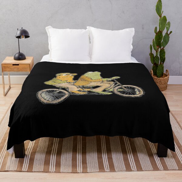 Item preview, Frog And Toad Riding Tandem Bicycle Friendship Art designed and sold by emangimut.