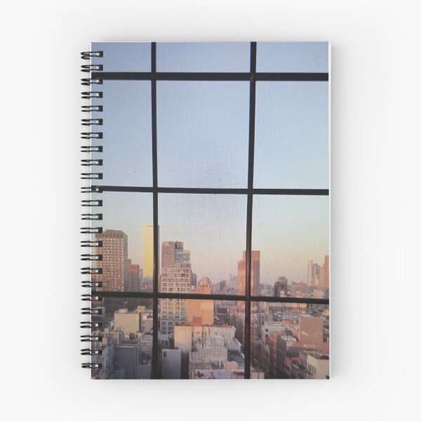 Item preview, Sunset Cityscape Through Window designed and sold by Nicholasgaoes.