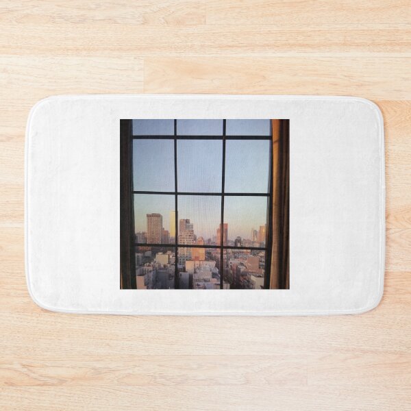 Item preview, Sunset Cityscape Through Window designed and sold by Nicholasgaoes.