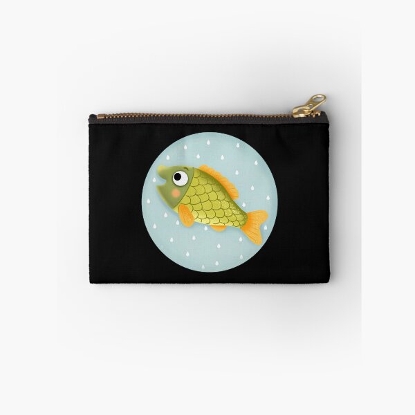 Item preview, Cute Little Fish Round Badge Kawaii Aquatic Animal Graphic designed and sold by Sincoxdesign.
