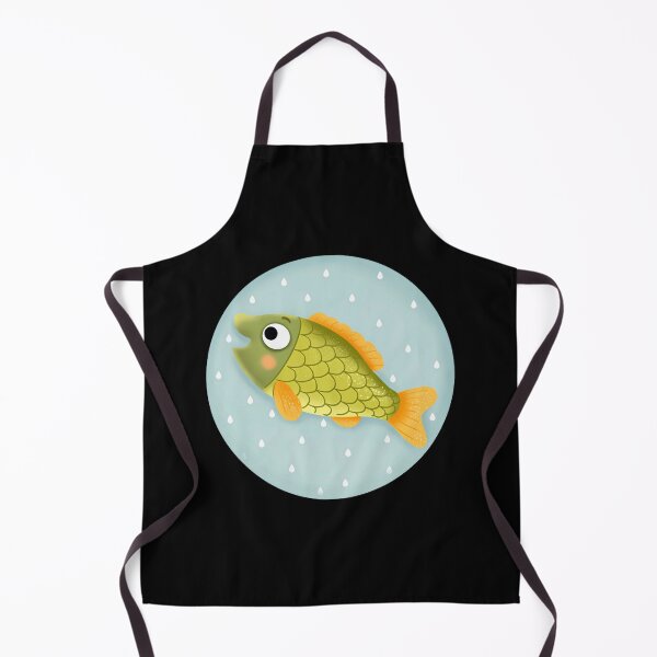 Item preview, Cute Little Fish Round Badge Kawaii Aquatic Animal Graphic designed and sold by Sincoxdesign.