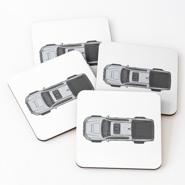 Item preview, Tacoma Truck Celestial Silver Top-Down Illustration designed and sold by VenZolic.