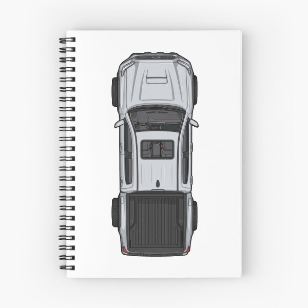 Item preview, Tacoma Truck Celestial Silver Top-Down Illustration designed and sold by VenZolic.