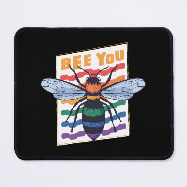Item preview, Bee You LGBT Pride Month Inspirational Design with Colorful Bee Illustration designed and sold by Cheikh1997.