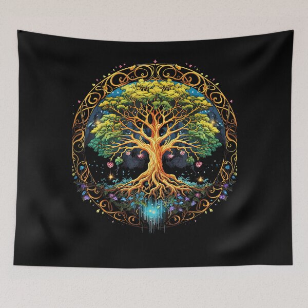 Item preview, Tree of Life Viking Midgard Norse Mythology Tees designed and sold by ALICIAxGONZALEZ.