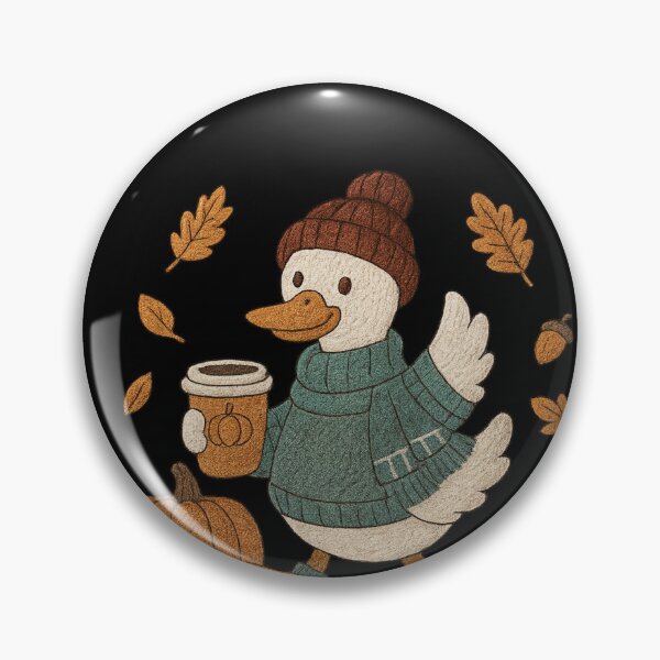 Item preview, Fall Duck Pumpkin Spice Coffee designed and sold by DoArtITa.