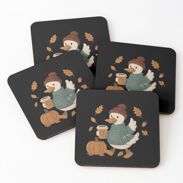 Item preview, Fall Duck Pumpkin Spice Coffee designed and sold by DoArtITa.