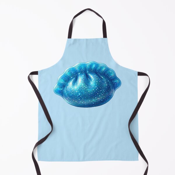 Item preview, Blue Glitter Dim Sum Dumpling – Fantasy Kawaii Food designed and sold by EmeraldeaArt.
