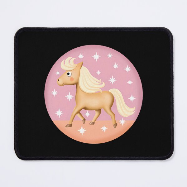 Item preview, Cute Pony Horse Round Badge Kawaii Animal Illustration Art designed and sold by Sincoxdesign.