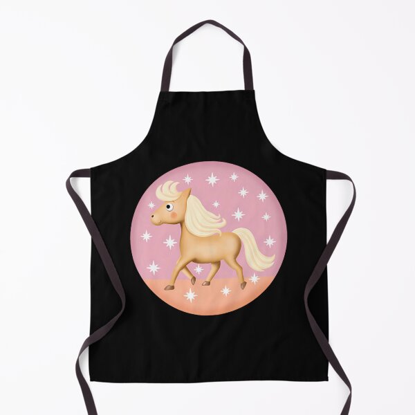 Item preview, Cute Pony Horse Round Badge Kawaii Animal Illustration Art designed and sold by Sincoxdesign.