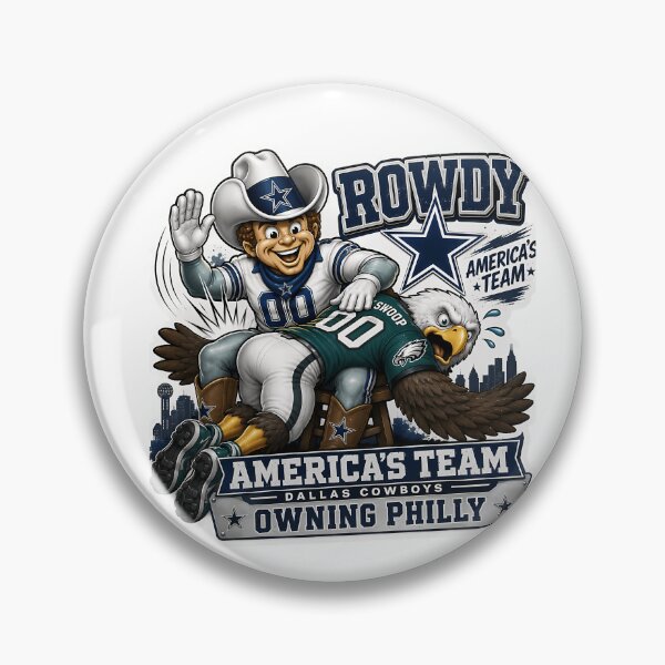 Item preview, Dallas Cowboys Rowdy America'S Team Football designed and sold by seungwanish.