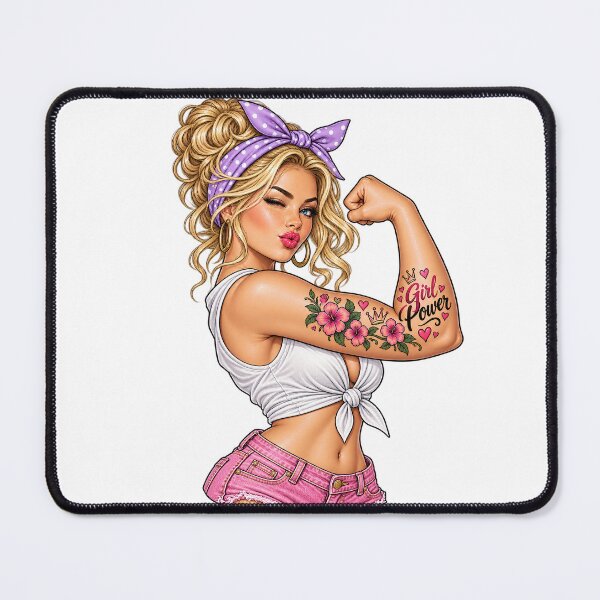 Item preview, Girl Power Female Empowerment Strong Women Feminism designed and sold by Nextstep Design.