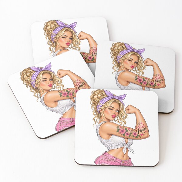 Item preview, Girl Power Female Empowerment Strong Women Feminism designed and sold by Nextstep Design.