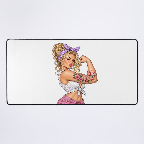 Item preview, Girl Power Female Empowerment Strong Women Feminism designed and sold by Nextstep Design.