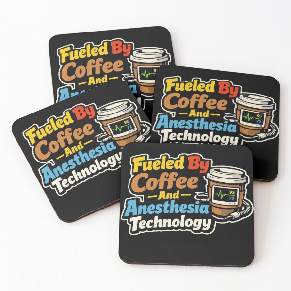 Item preview, Fueled By Coffee And Anesthesia Technology Funny designed and sold by Timeless Junction.
