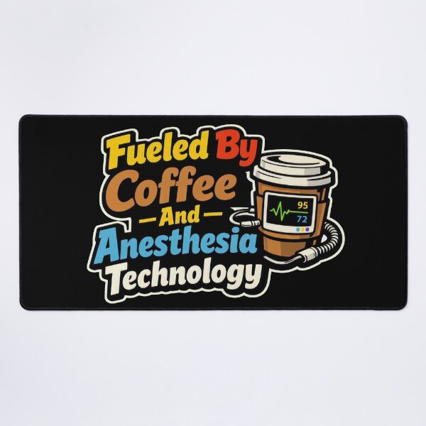 Item preview, Fueled By Coffee And Anesthesia Technology Funny designed and sold by Timeless Junction.