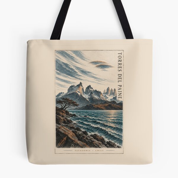 Item preview, Torres del Paine National Park - Chile designed and sold by GoodOldVintage.