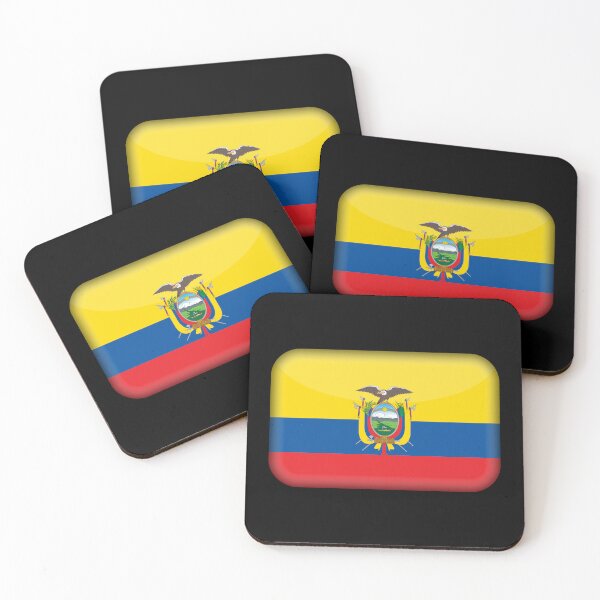 Item preview, Ecuadorian 3D Flag Cultural Identity & Expat Style designed and sold by YAZ.
