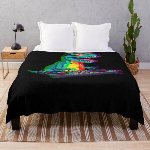 Item preview, T-Rex DJ Optical Illusion T Rex Dinosaur Dino EDM Dance designed and sold by ALICIAxGONZALEZ.
