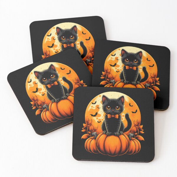 Item preview, Black Cat Pumpkin Halloween designed and sold by DoArtITa.