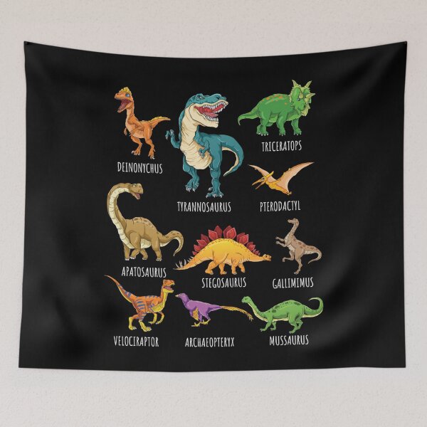 Item preview, Types of Dinosaurs Graphics Dino Identification designed and sold by ALICIAxGONZALEZ.