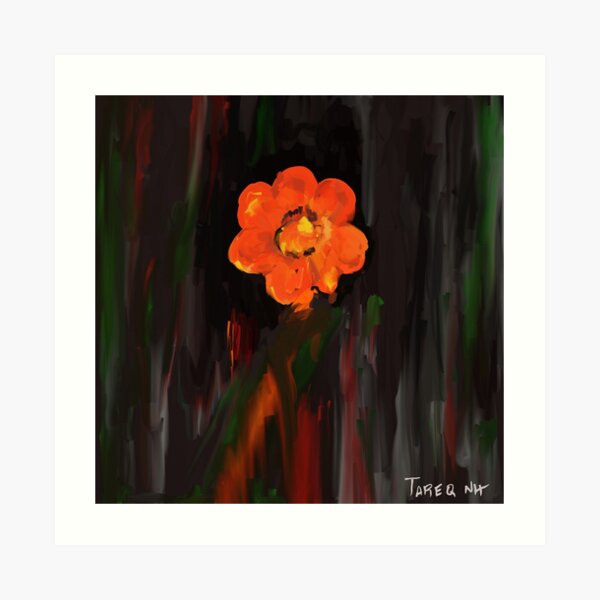 Dancing Colours Art Print