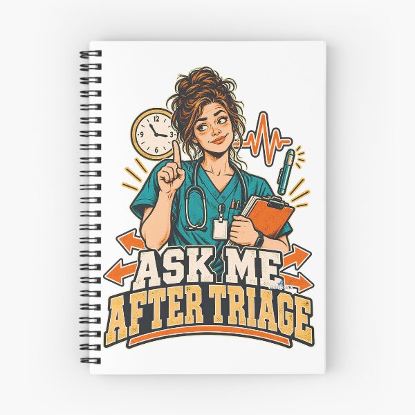 Item preview, ER Nurse Ask Me After Triage designed and sold by EvergreenPark - Tee Studio.