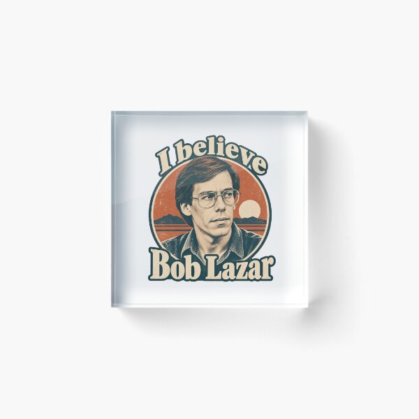 Item preview, I believe Bob Lazar - Retro Screenprint Portrait designed and sold by thefreezoneart.