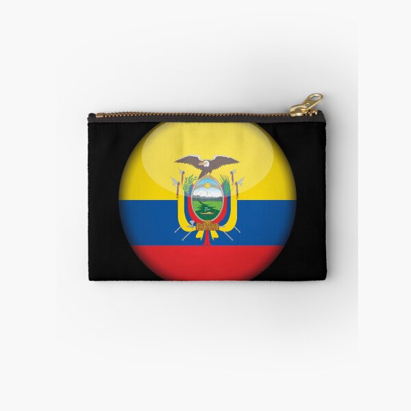 Item preview, Ecuadorian 3D Round Flag Statement Art for Supporters designed and sold by YAZ.