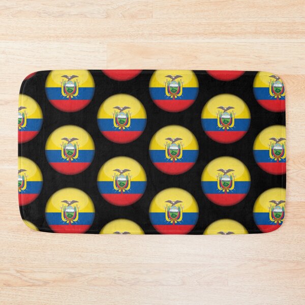 Item preview, Ecuadorian 3D Round Flag Statement Art for Supporters designed and sold by YAZ.