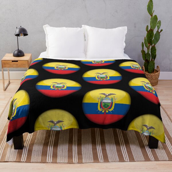 Item preview, Ecuadorian 3D Round Flag Statement Art for Supporters designed and sold by YAZ.