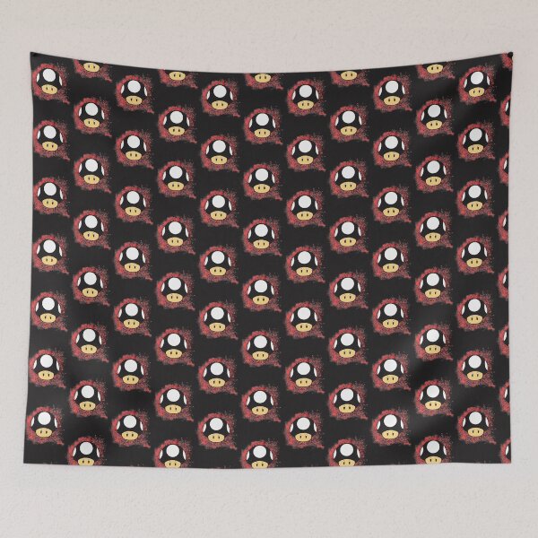 Item preview, Colorful Super Mushroom Illustration Retro Gaming Inspired Design designed and sold by ChloeBonaparte.