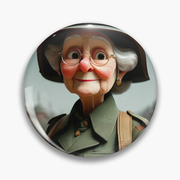 Item preview, Old Fart as an army recruit designed and sold by Colin Bentham.
