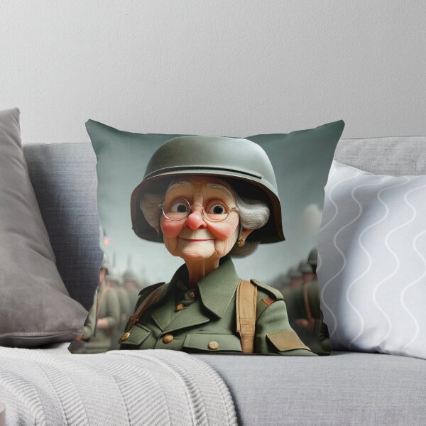 Item preview, Old Fart as an army recruit designed and sold by Colin Bentham.