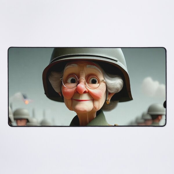 Item preview, Old Fart as an army recruit designed and sold by Colin Bentham.