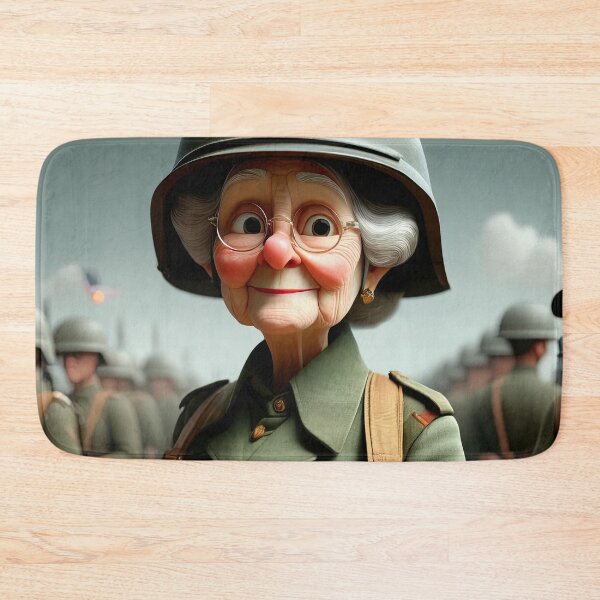 Item preview, Old Fart as an army recruit designed and sold by Colin Bentham.