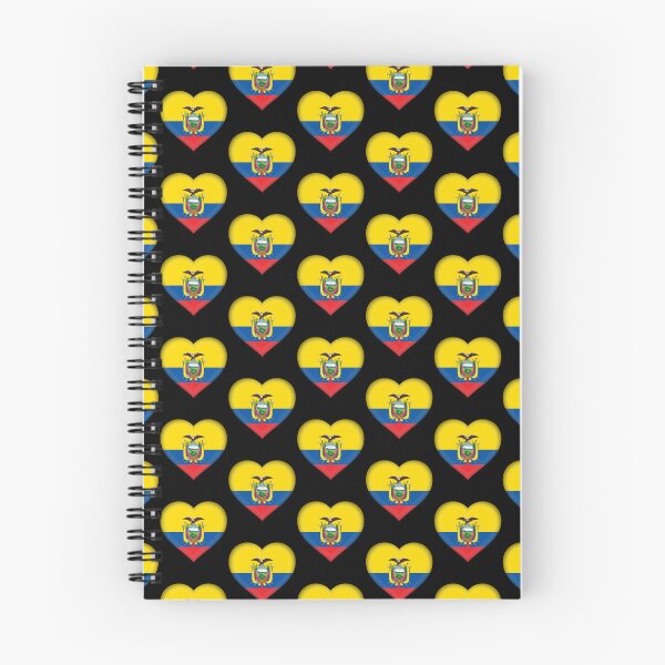 Item preview, Ecuadorian 3D Flag Heart National Symbol for Expat Style designed and sold by YAZ.