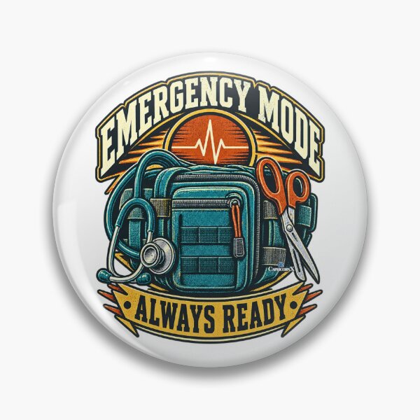 Item preview, ER Nurse Emergency Mode Always Ready designed and sold by EvergreenPark - Tee Studio.