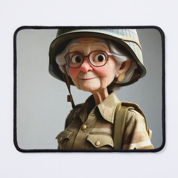 Item preview, Old Fart as an army recruit designed and sold by Colin Bentham.