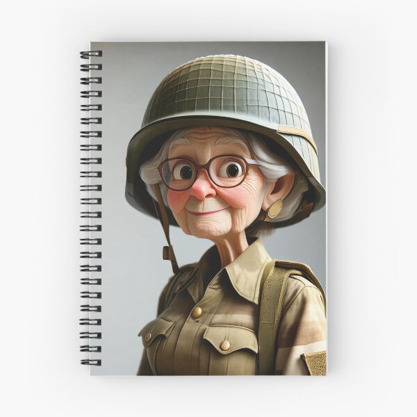 Item preview, Old Fart as an army recruit designed and sold by Colin Bentham.