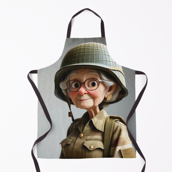 Item preview, Old Fart as an army recruit designed and sold by Colin Bentham.