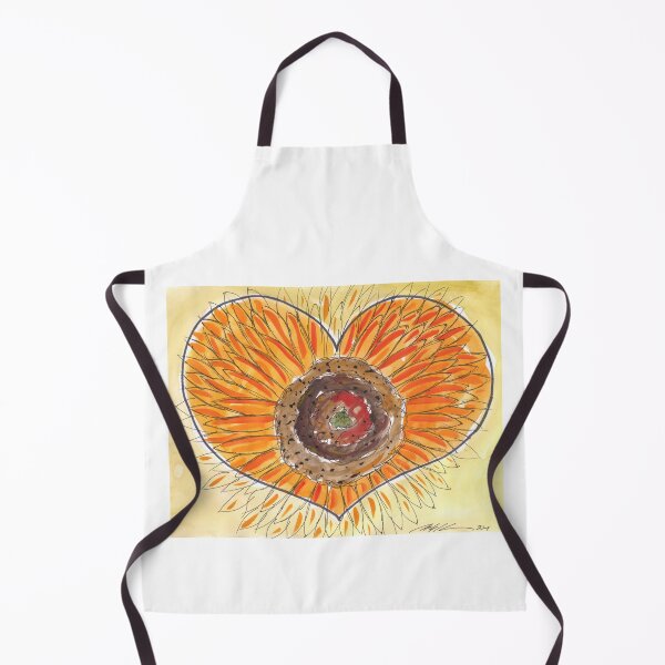 Aperçu de l'œuvre Sonnenblume, Herz, Tournesol, Coeur créée et vendue par Anke‘s Bazaar.
