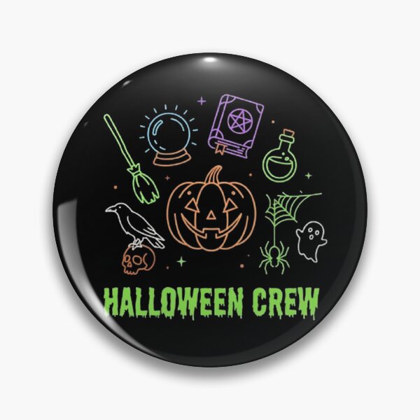 Item preview, Halloween Crew Neon Spooky Vintage Cute Magic Items  designed and sold by PetalsPaws.