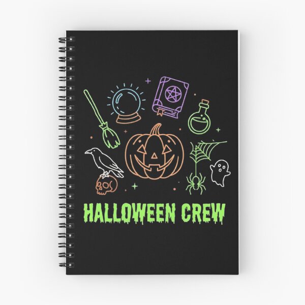 Item preview, Halloween Crew Neon Spooky Vintage Cute Magic Items  designed and sold by PetalsPaws.