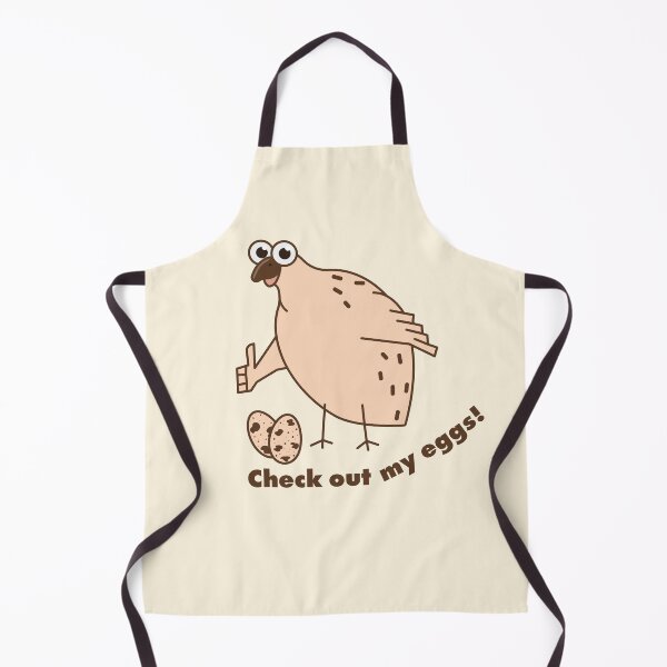 Item preview, Funny Quail Bird Meme - Check Out My Eggs designed and sold by AnnaDesertArt.