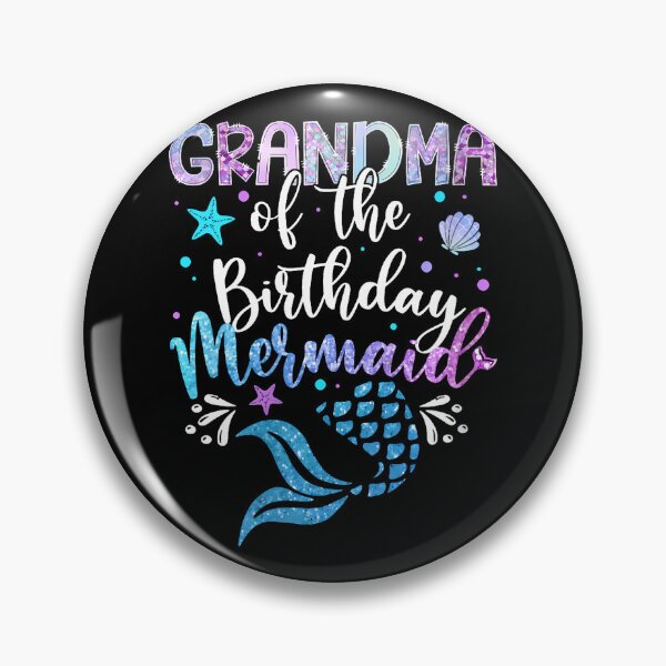 Item preview, Grandma Of The Birthday Mermaid designed and sold by smiadraspi.