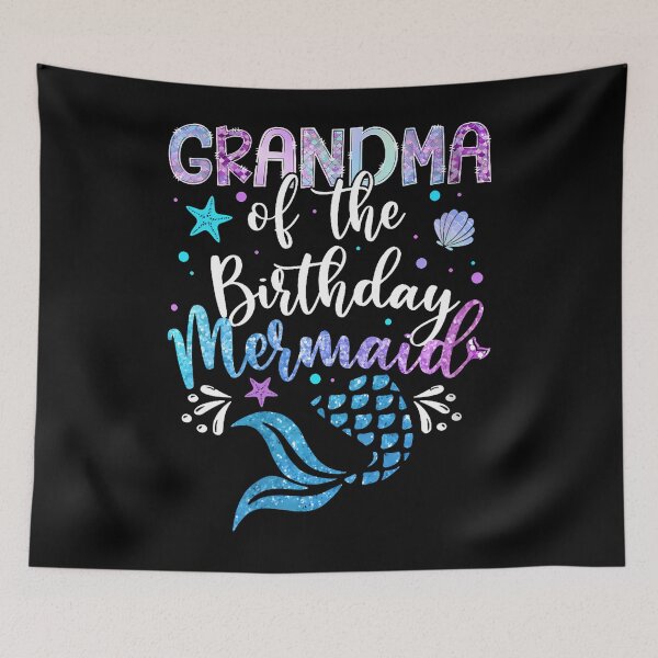 Item preview, Grandma Of The Birthday Mermaid designed and sold by smiadraspi.