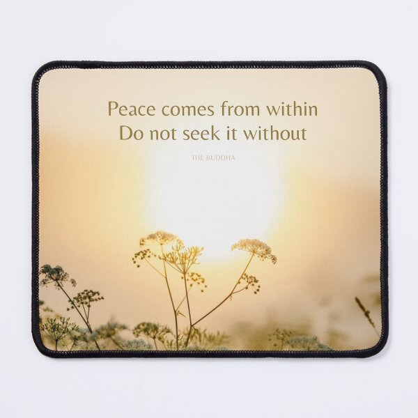 Item preview, Peace is within - A Reminder - The Buddha designed and sold by InspiredByTruth.