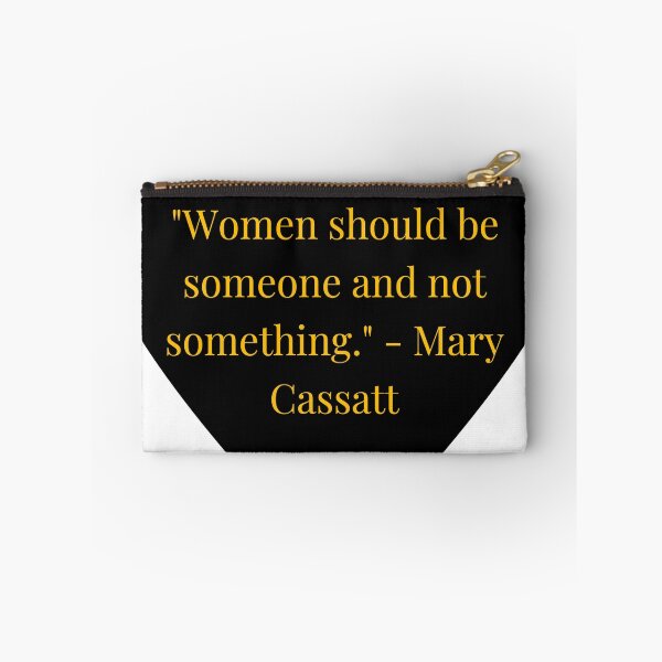 Item preview, Mary Cassatt Quote – Gold Text Black Heart designed and sold by TheIconSmith.